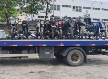 PM recupera oito motos furtadas e prende quatro suspeitos em Jacobina
