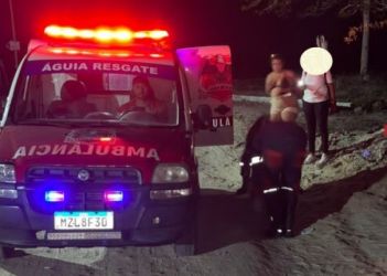 Casal fica ferido após acidente de moto na zona rural de Conceição do Coité