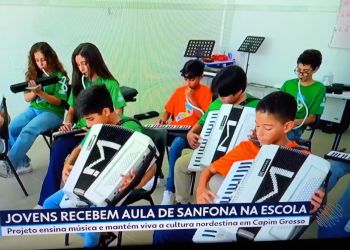 Capim Grosso: Aulas de Sanfona foi tema de matéria do BATV desta sexta-feira (02)